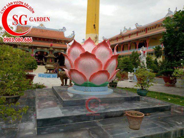 Thi công tượng hoa văn chùa Huỳnh Đạo Châu Đốc An Giang 1