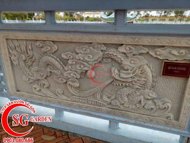 Thi công tượng hoa văn chùa Huỳnh Đạo Châu Đốc An Giang 5