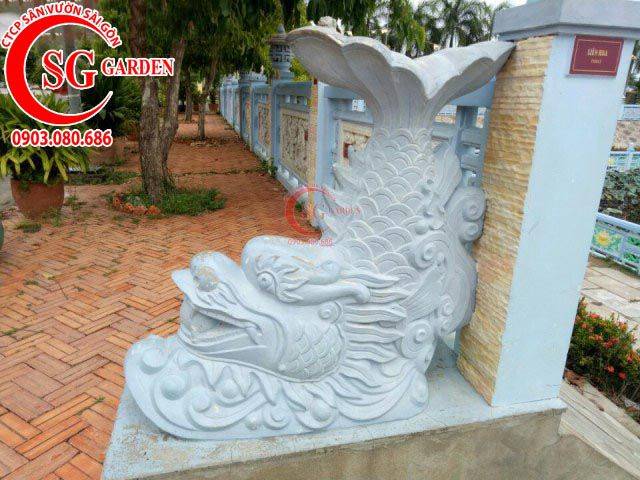 Thi công tượng hoa văn chùa Huỳnh Đạo Châu Đốc An Giang 6