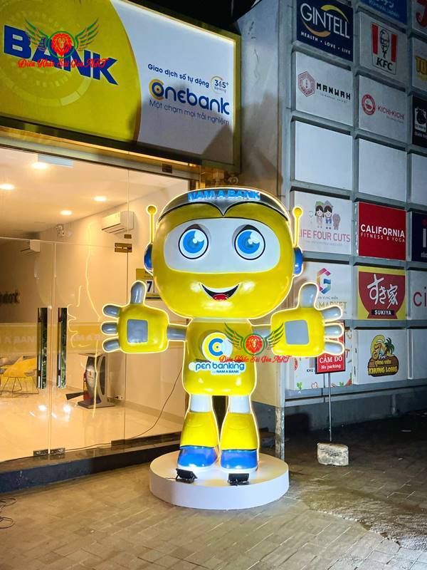 Mô hình composite Robot Nam Á Bank
