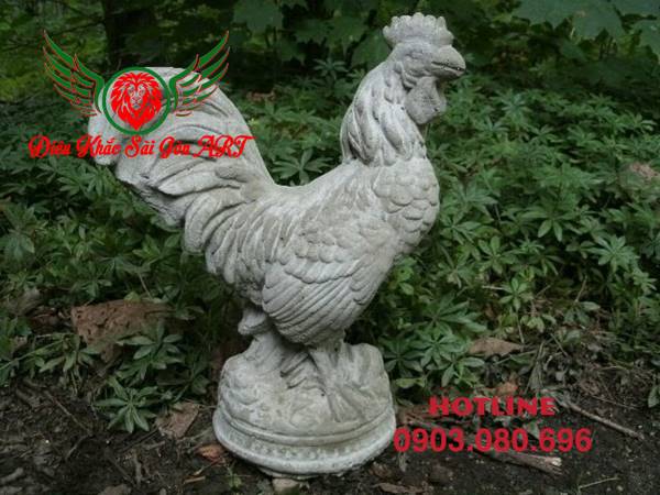 Tượng điêu khắc con gà 2