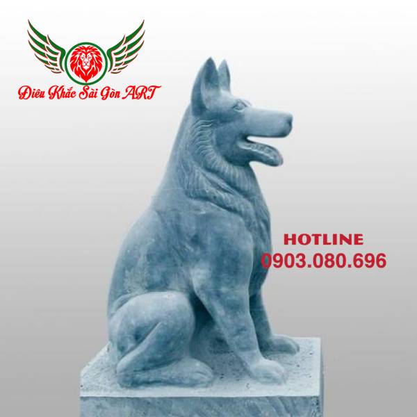 Tượng điêu khắc con chó 3