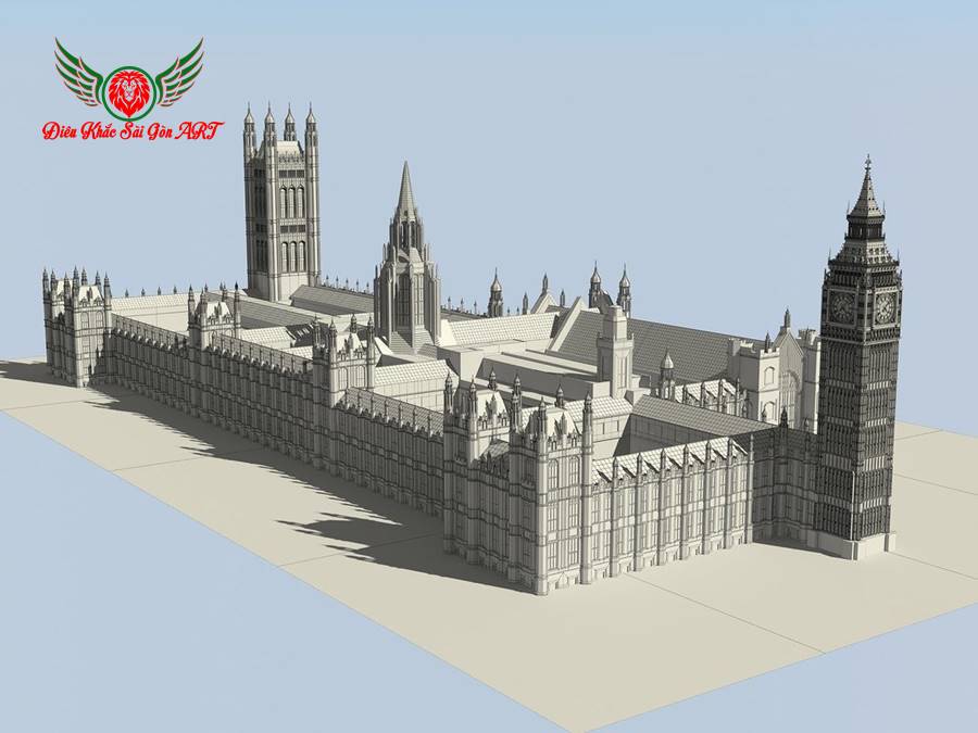 Thi công mô hình tháp Big Ben 3