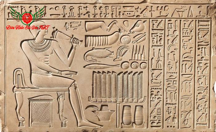 Tranh Phù Điêu Ai Cập Cổ Đại Đẹp 2