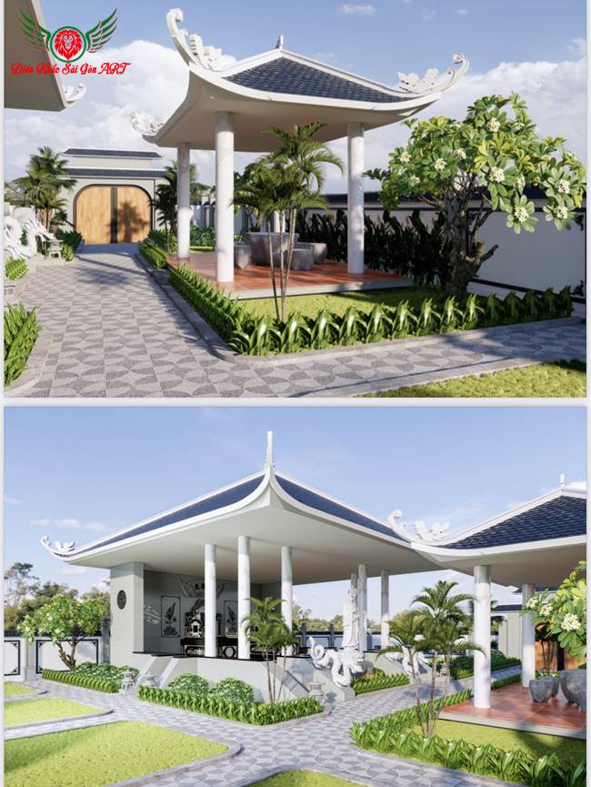 Thiết kế thi công nghĩa trang, nhà mồ, lăng mộ gia đình dòng họ