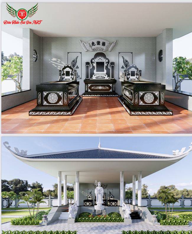 Thiết kế thi công nghĩa trang, nhà mồ, lăng mộ gia đình dòng họ